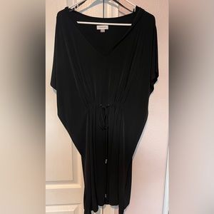 Calvin Klein Batwing Jersey Dress - Black - Size 12 - New With Tags